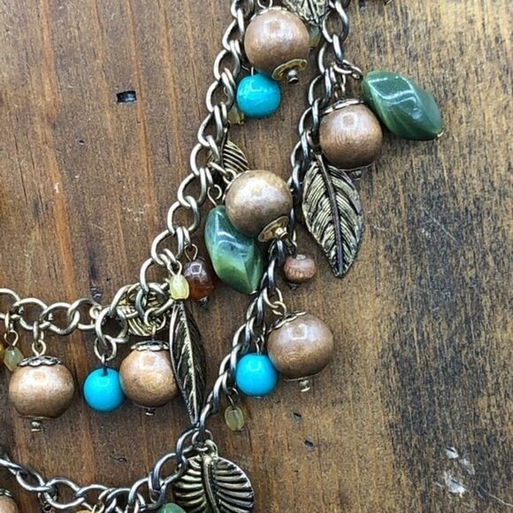 Autumn Tiered Charm Necklace - Picture 3 of 8